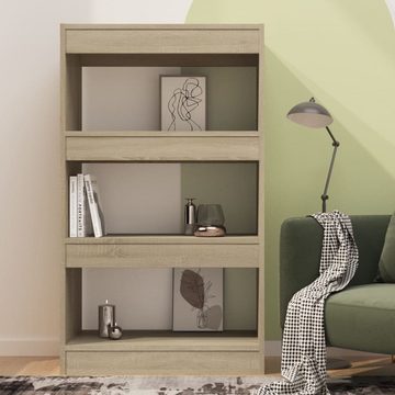 furnicato Bücherregal Bücherregal/Raumteiler Sonoma-Eiche 60x30x103 cm Holzwerkstoff