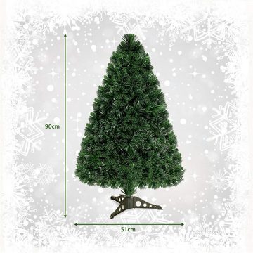 KOMFOTTEU Künstlicher Weihnachtsbaum Dekorationskiefer, 90 cm