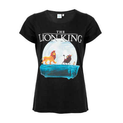 Disney Print-Shirt Disney König der Löwen Classic Damen kurzarm T-Shirt Shirt Gr. XS bis XL, 100% Baumwolle