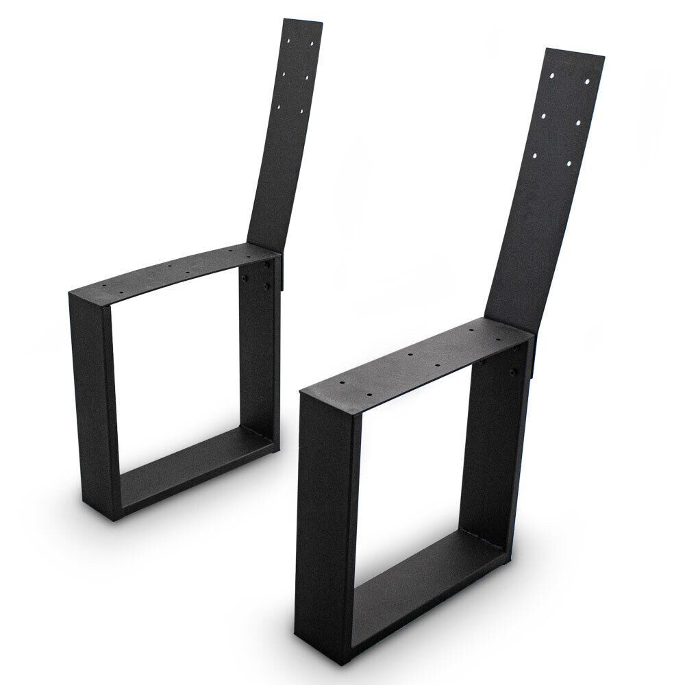 Bituxx Möbelkufe für Bänke 1 Paar 40x40x40cm Schwarz, (Set, 2-St., MS-16850)