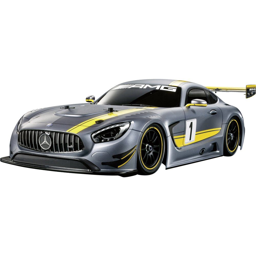 Tamiya RC-Auto Tamiya TT-02 Mercedes-AMG GT3 Brushed 1:10 RC Modellauto Elektro Stra