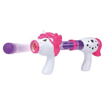 Toi-Toys Blaster Einhorn Pistole mit Schaumstoffbällen