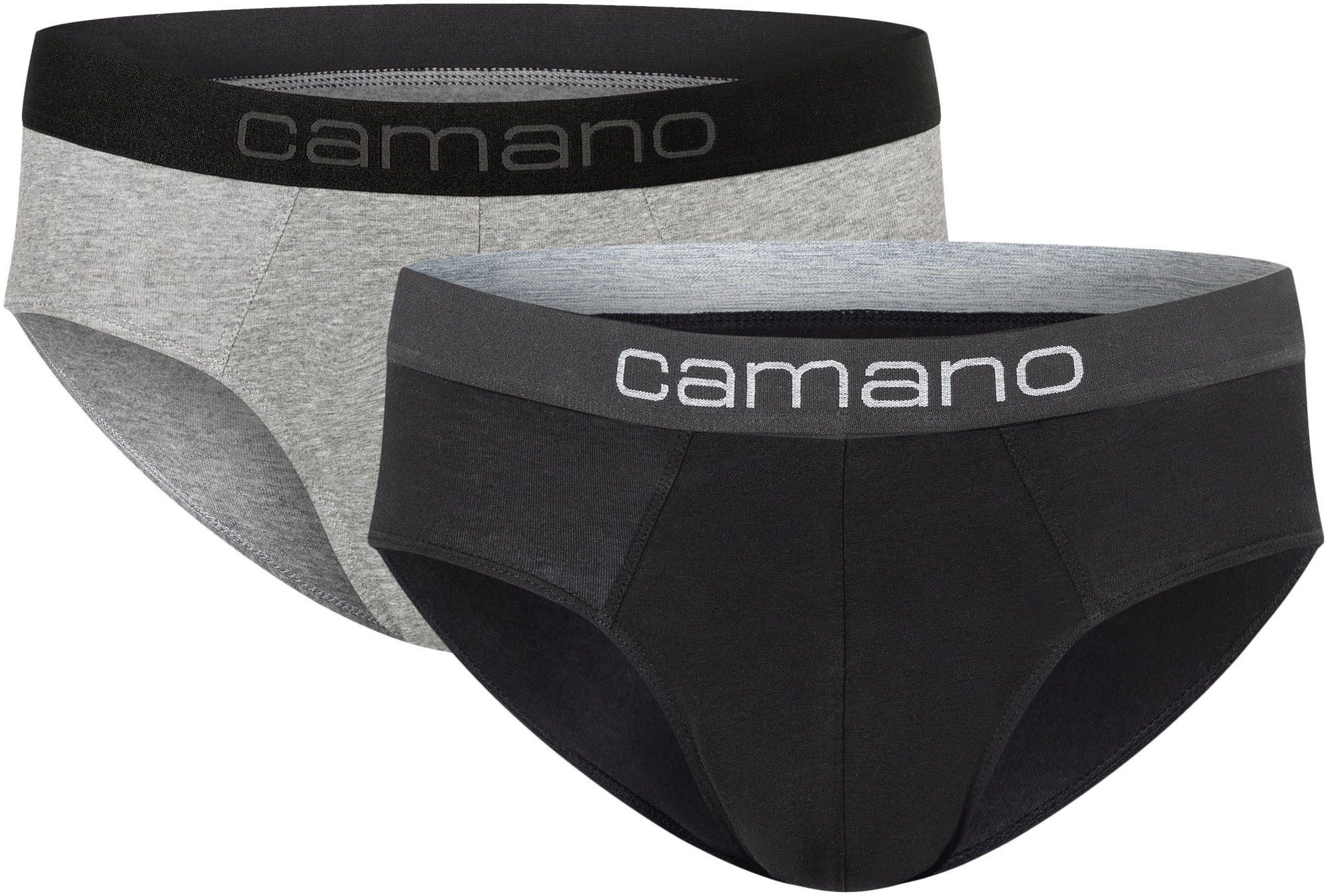 Camano Slip "comfort", (2er Pack), mit elastischem Logobund günstig online kaufen