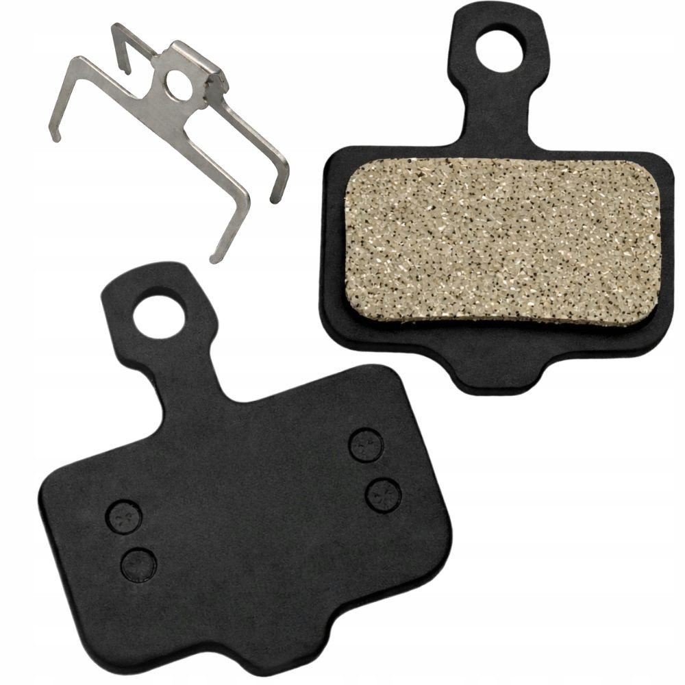 VERK GROUP Bremsbelag Fahrrad Bremsbeläge 1 Paar Scheibenbremse Disc Pads E-Bike (Paar, 2-St), Inklusive Montagefeder, Für Scheibenbremsen