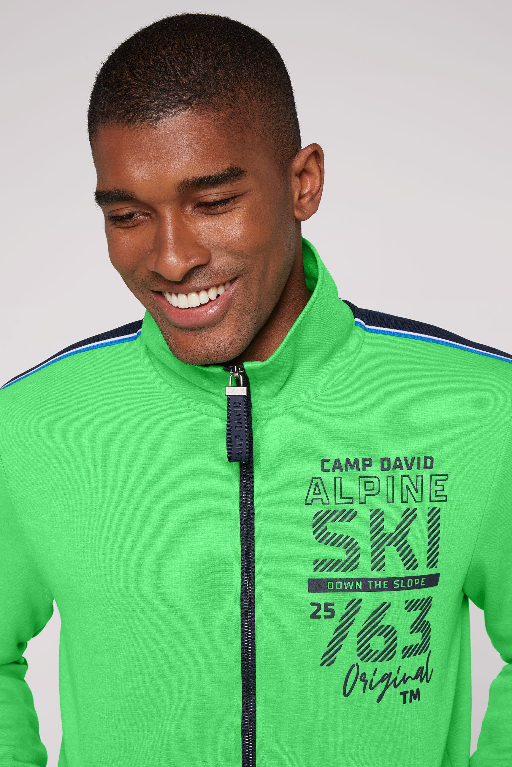 CAMP mit Sweatjacke Reißverschlusstaschen DAVID