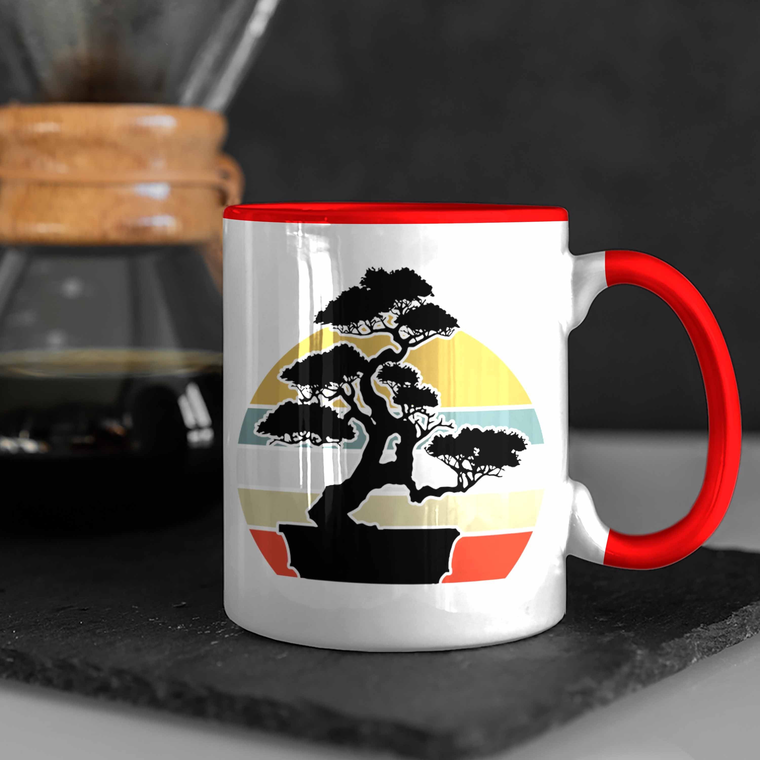 Trendation Tasse Baum Rot Bonsai Tasse Trendation Geschenk - Bonsai