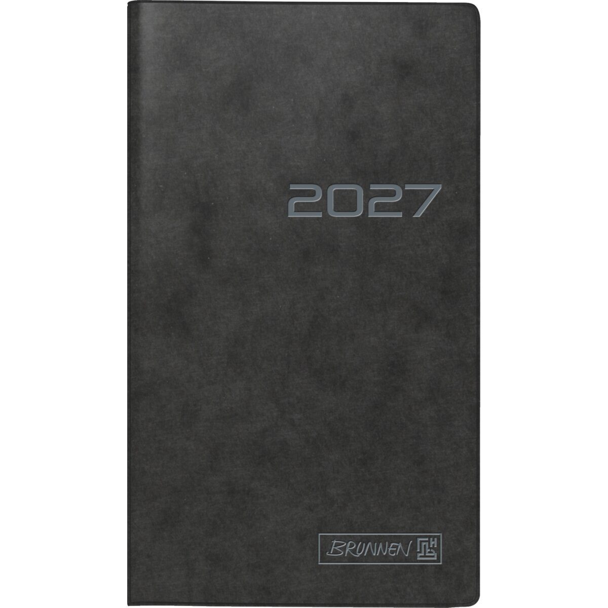 Taschenkalender Taschenkalender 758 8,7x15,3cm 1 Woche/Seite Karton schwarz 2027