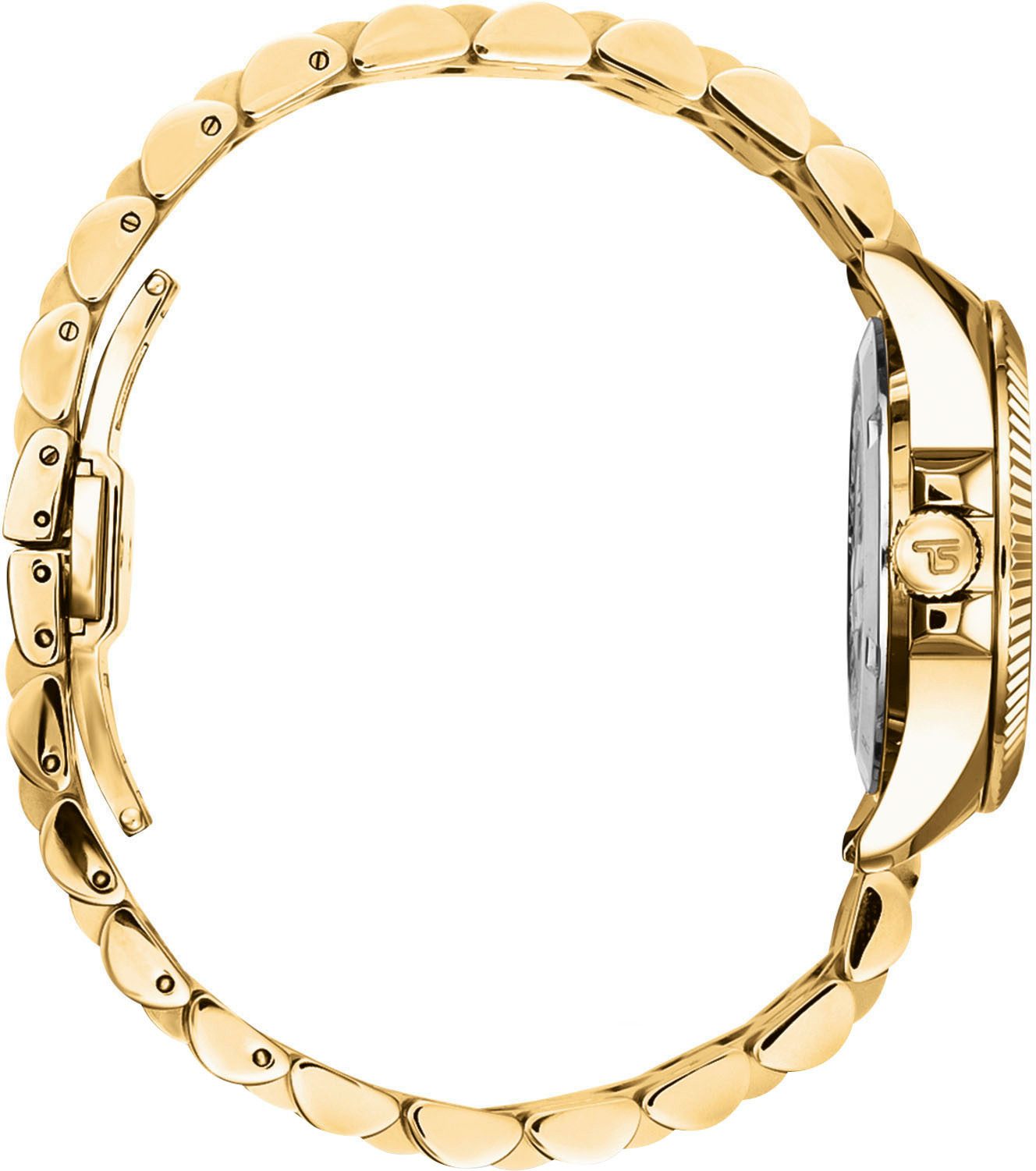 THOMAS SABO Quarzuhr DIVINE JEWELERY STONE WA0436-291-211-33 mm, Armbanduhr, Damenuhr, Edelstahlarmband, analog, Zirkonia (synth)