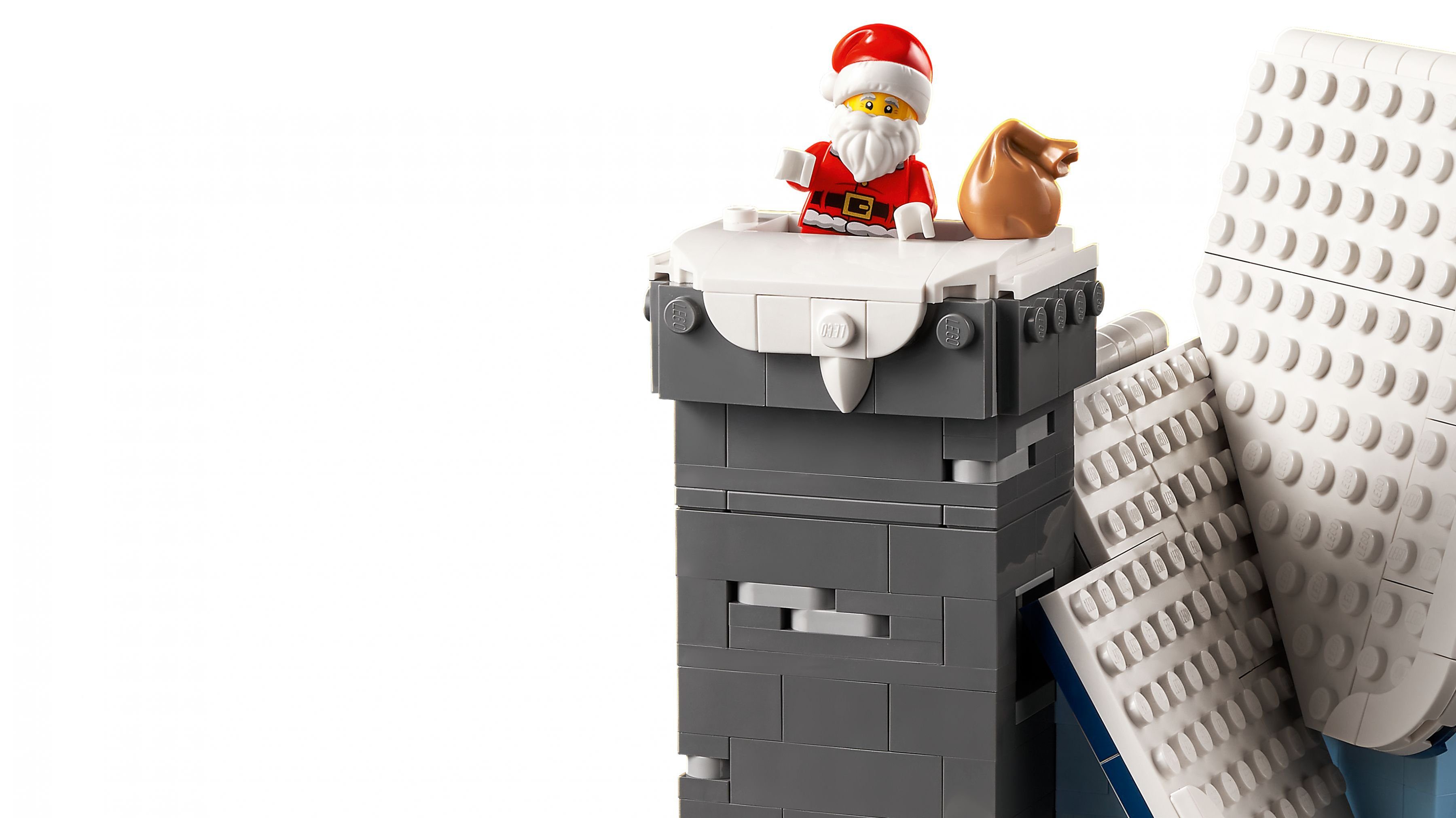 LEGO® Konstruktionsspielsteine des Besuch Weihnachtsmanns, (1445 St) - LEGO®