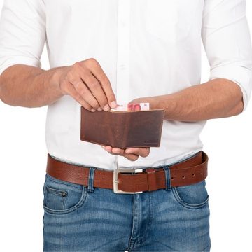STILORD Geldbörse "Darren" Slim Wallet mit Münzfach Leder