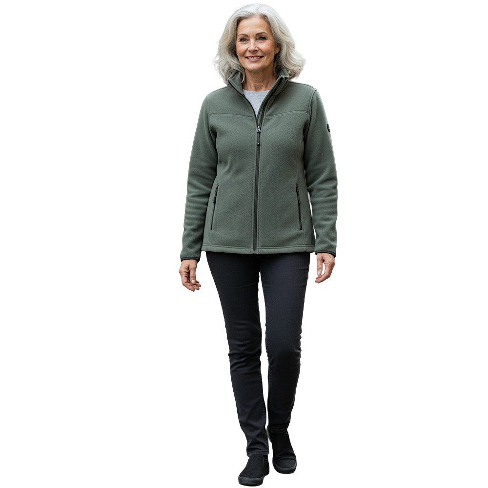 Kjelvik Fleecejacke Danique Polarfleece Jacke wärmend, atmungsaktiv, leicht und weich