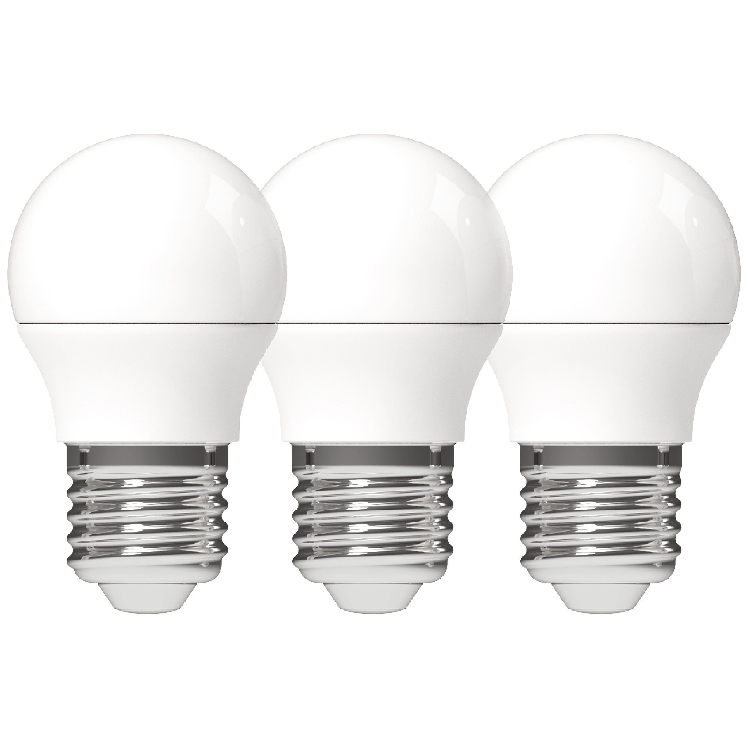 LED's light LED-Leuchtmittel 0620178 LED Kugel, E27, E27 4,9W warmweiß Opal G45 3-Pack | Leuchtmittel