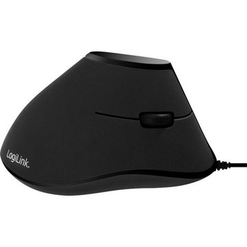 LogiLink ® Ergonomi Mouse, USB Mäuse (Ergonomisch)