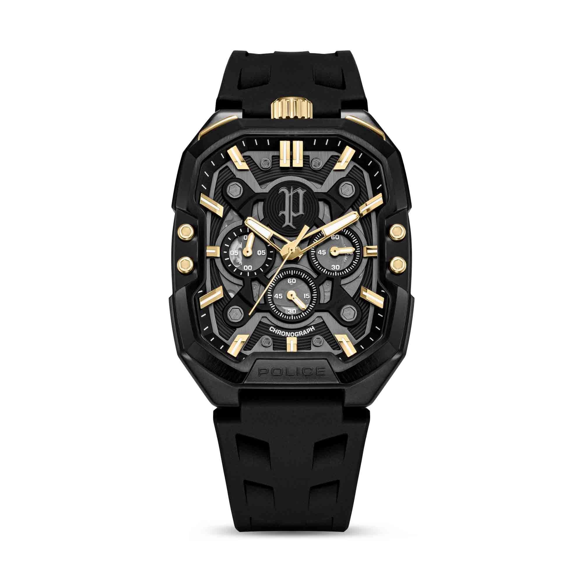 Police Quarzuhr Quarzuhr Herrenuhr 43 mm Quarz Herren