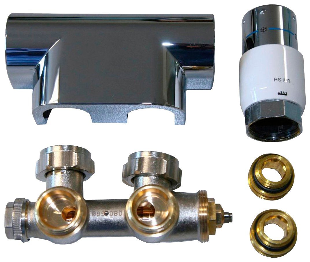 SZ METALL Heizkörperthermostat Eckanschluss »Universal«, chrom