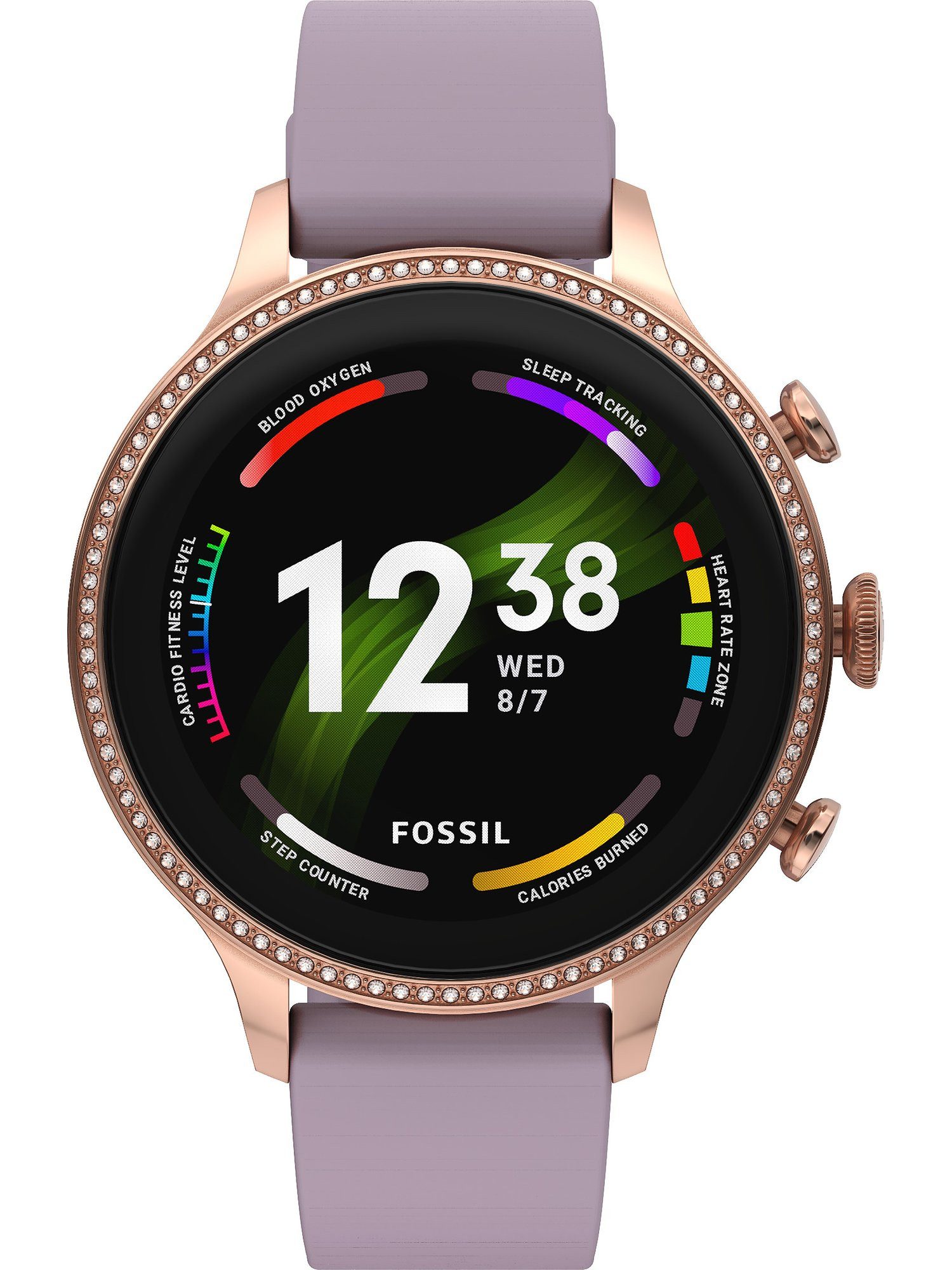 Fossil Digitaluhr Fossil DamenSmartwatch Digital LithiumIonen Akku, Material Edelstahl