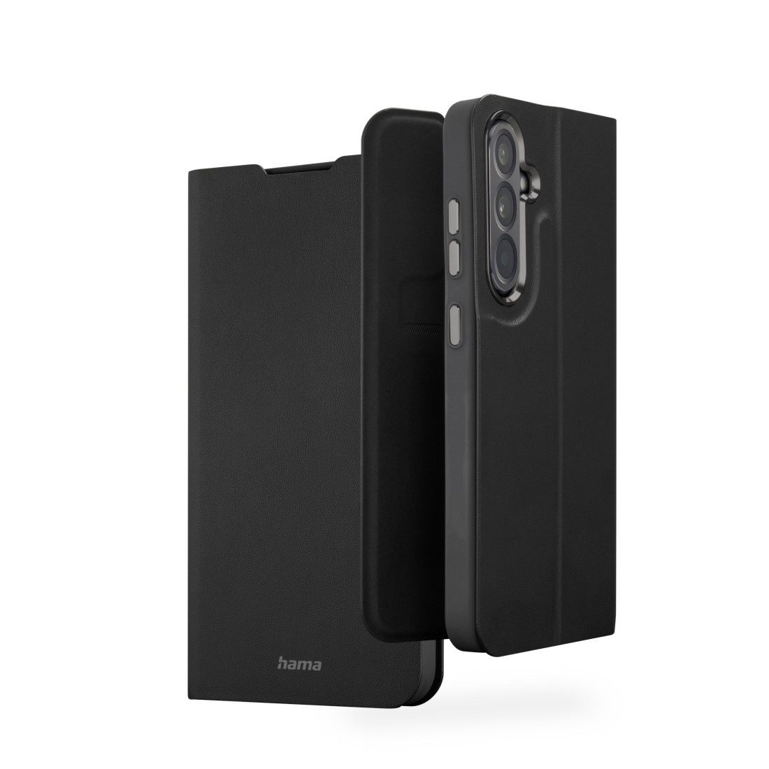 Hama Smartphonetasche Handyhülle für Samsung Galaxy A56, klappbar, Magnetverschluss, hochwertiges Kunstleder, Kartenfach, Standfunktion, erhöhte Kanten