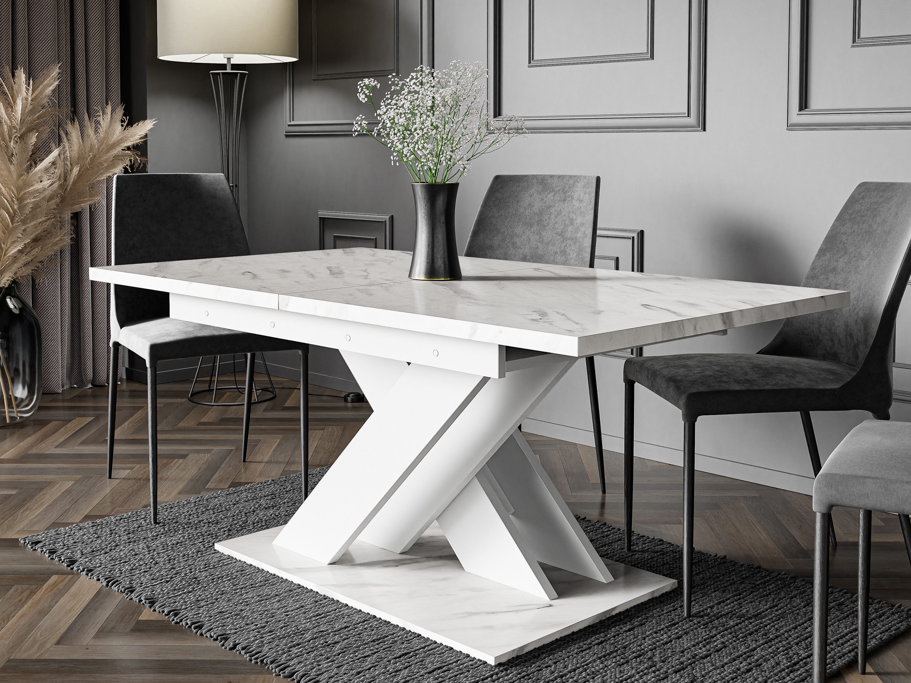 Compleo Esstisch Louis Esszimmertisch, ausziehbar 140-180 cm, Esszimmer günstig online kaufen