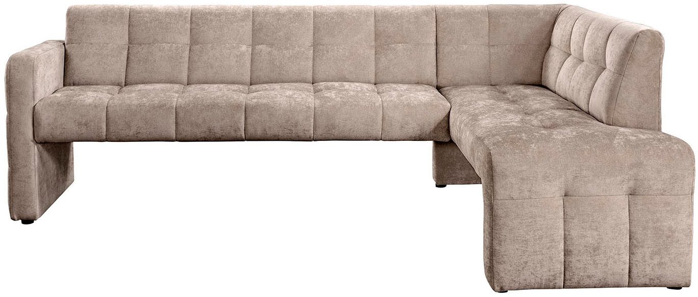 exxpo - sofa fashion Essbank Barista, bequem und elegant, hohe Bodenfreiheit, Eckbank Barista bequem und elegant, hochwertige Detailverarbeitung