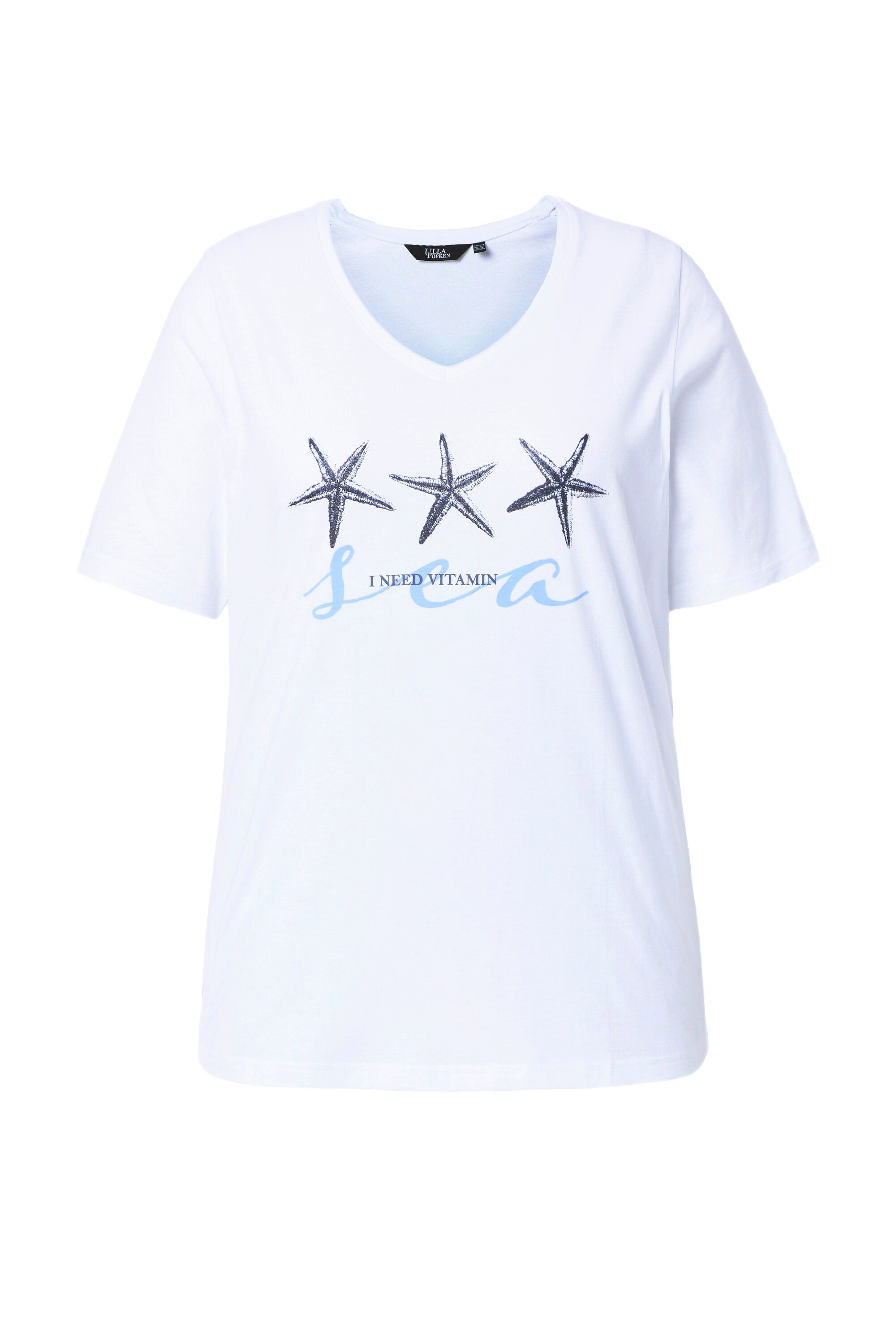 T-Shirt T-Shirt Seestern Classic V-Ausschnitt Halbarm