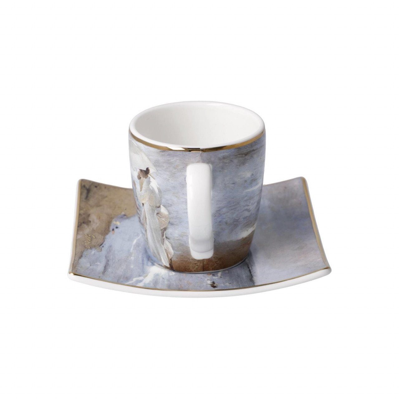 Goebel Espressotasse, Porzellan, Mehrfarbig L:10.5cm B:10.5cm Porzellan H:6.5cm