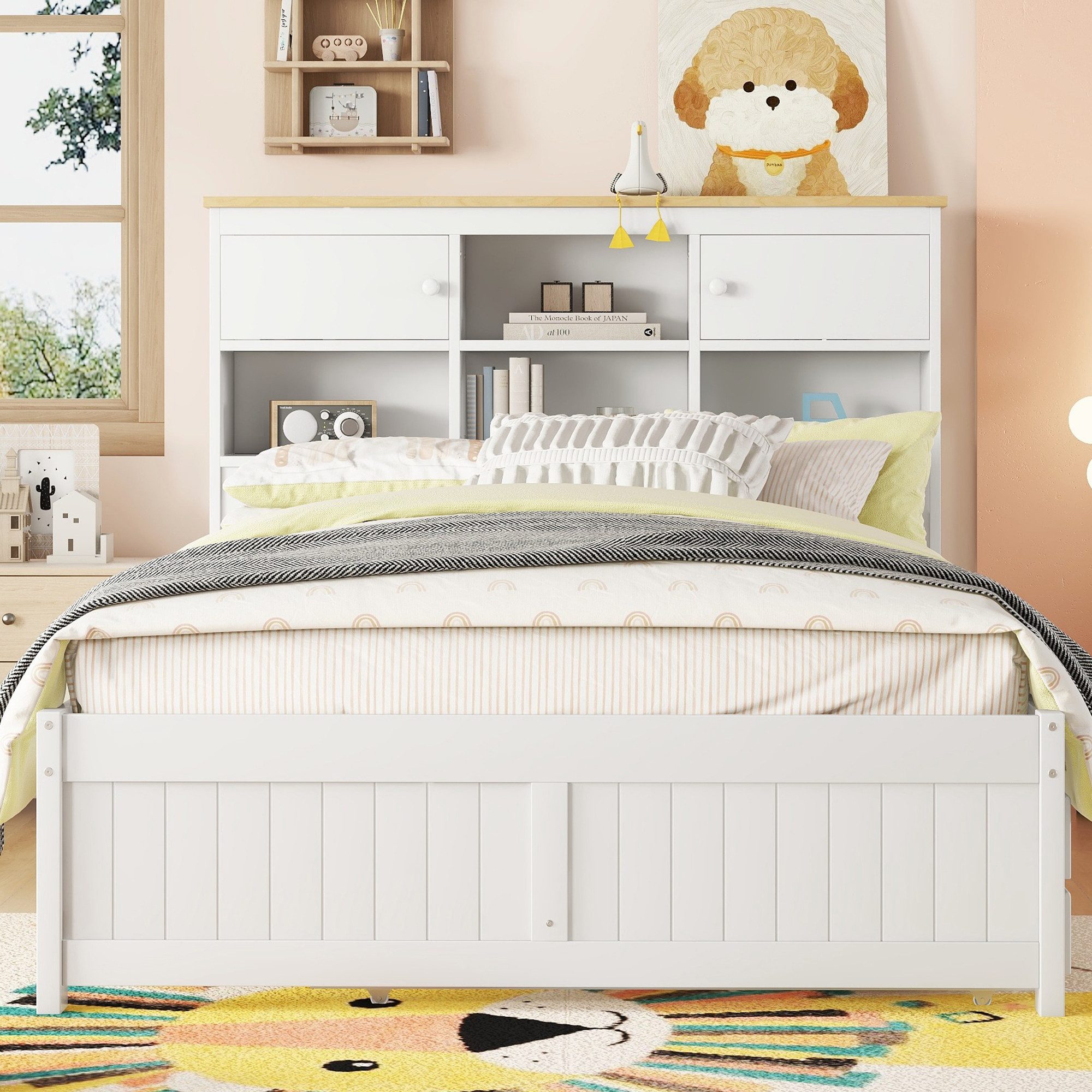 OKWISH Stauraumbett Funktionsbett mit mehreren Staufächern günstig online kaufen