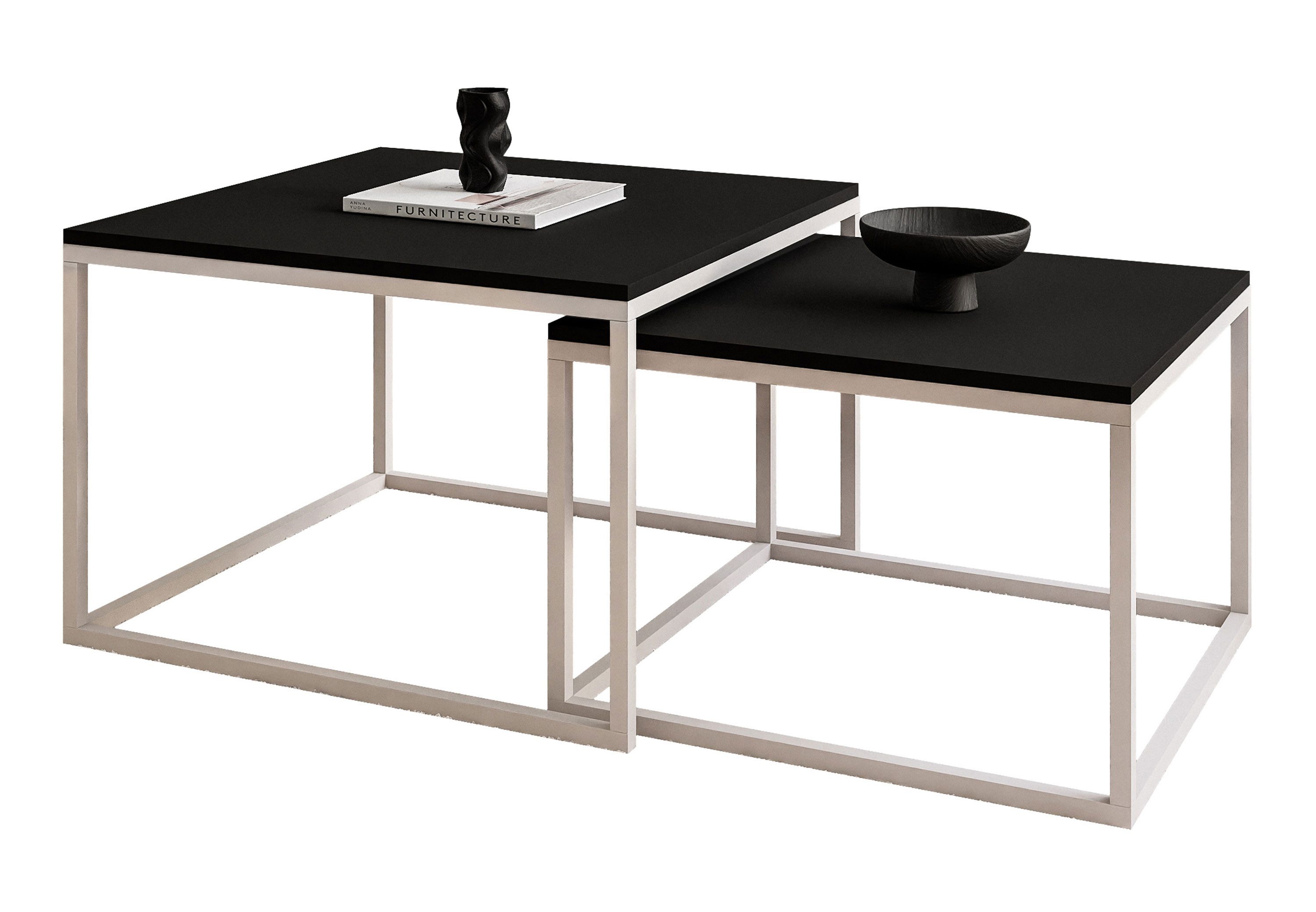 Lookway Couchtisch YOSHI 2in1 MATT KASCHMIR (2er-Set), Breite: 70 cm und 60 cm