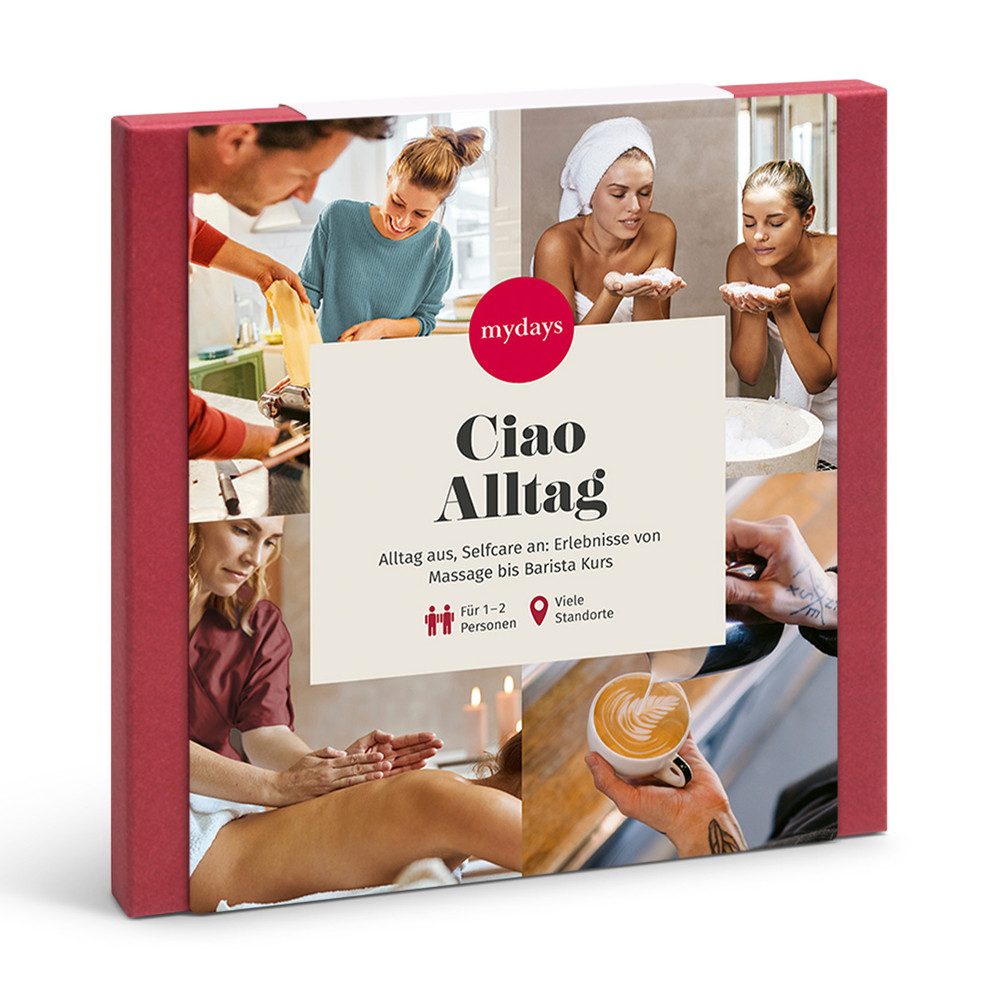 mydays Erlebnisgutschein Geschenkbox Für Frauen, Der Erlebnismix fuer die perfekte Auszeit jeder Alltagsheldin