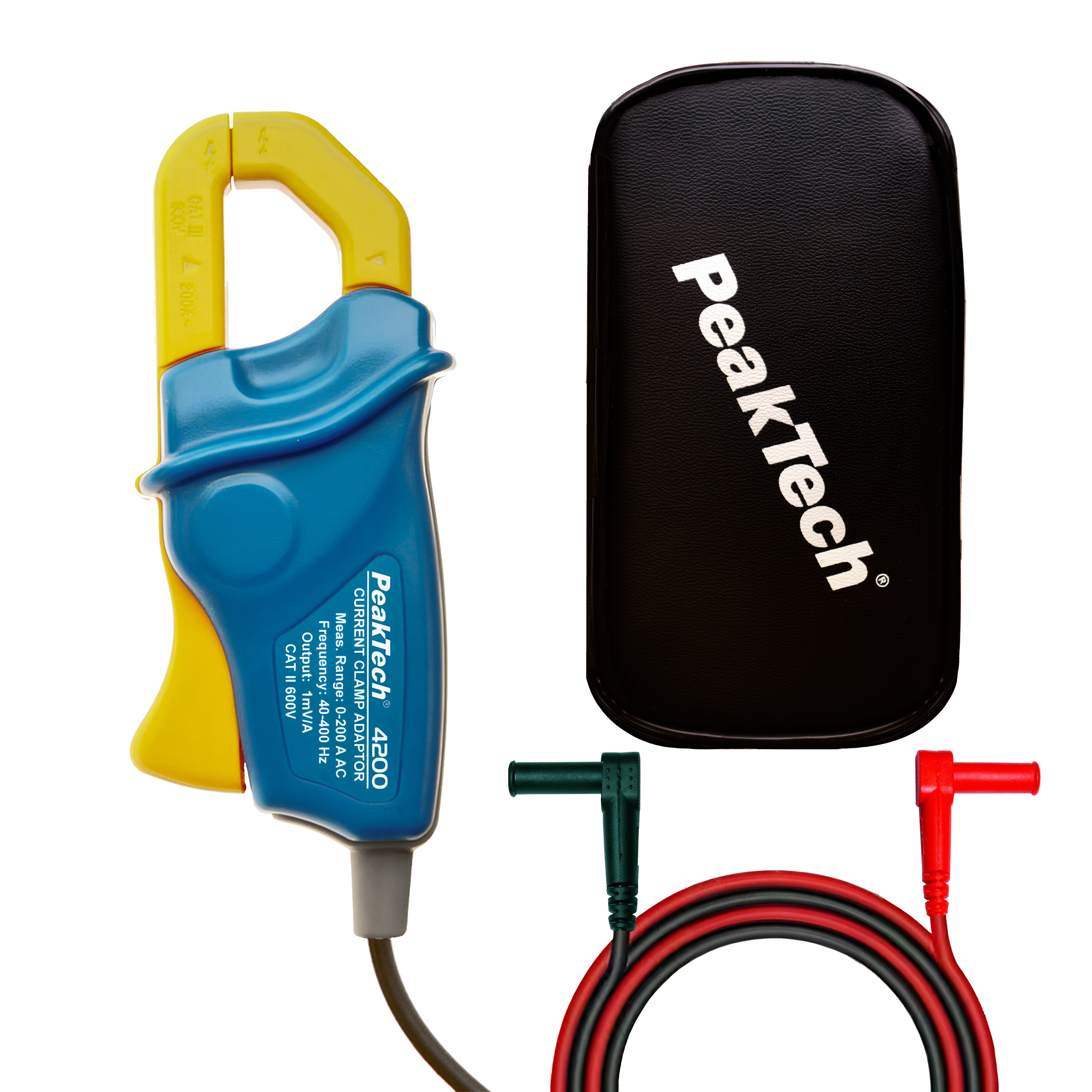 PeakTech Strommessgerät Stromzangenadapter für Multimeter mit mV AC Bereich