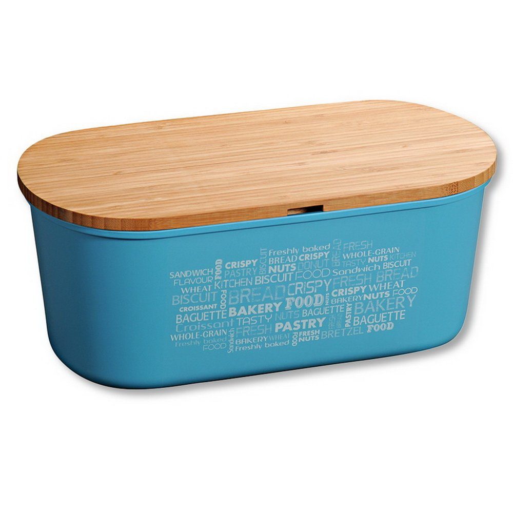 KESPER for kitchen & home Brotkasten »Brotbox mit Holzdeckel - als  Schneidebrett verwendbar«, Brotbrett beidseitig verwendbar, Brotkiste mit  Schneidebrett-Deckel