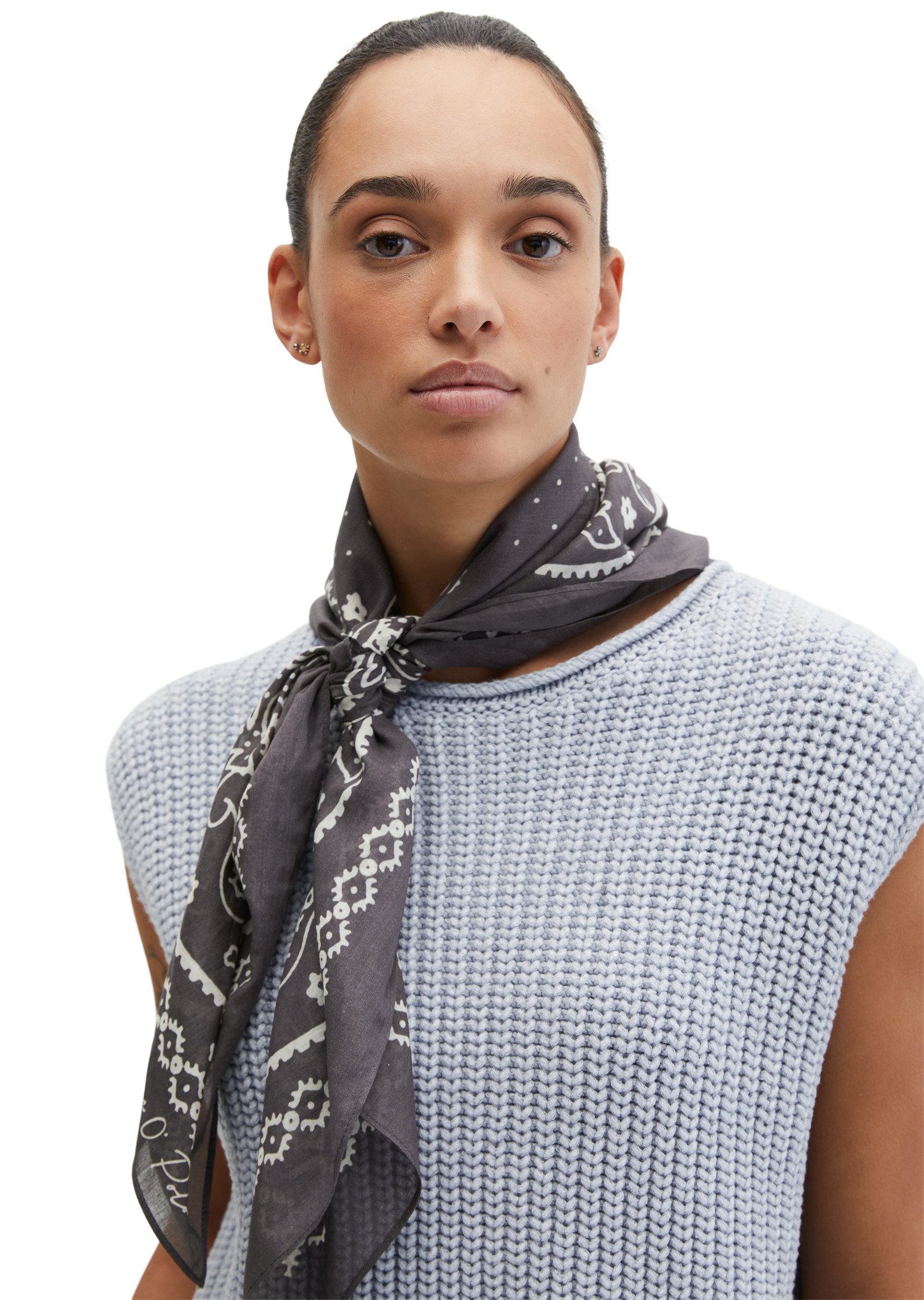 Marc O'Polo Modeschal, aus reiner Bio-Baumwolle, quadratisch, ca. 85 x 85 cm