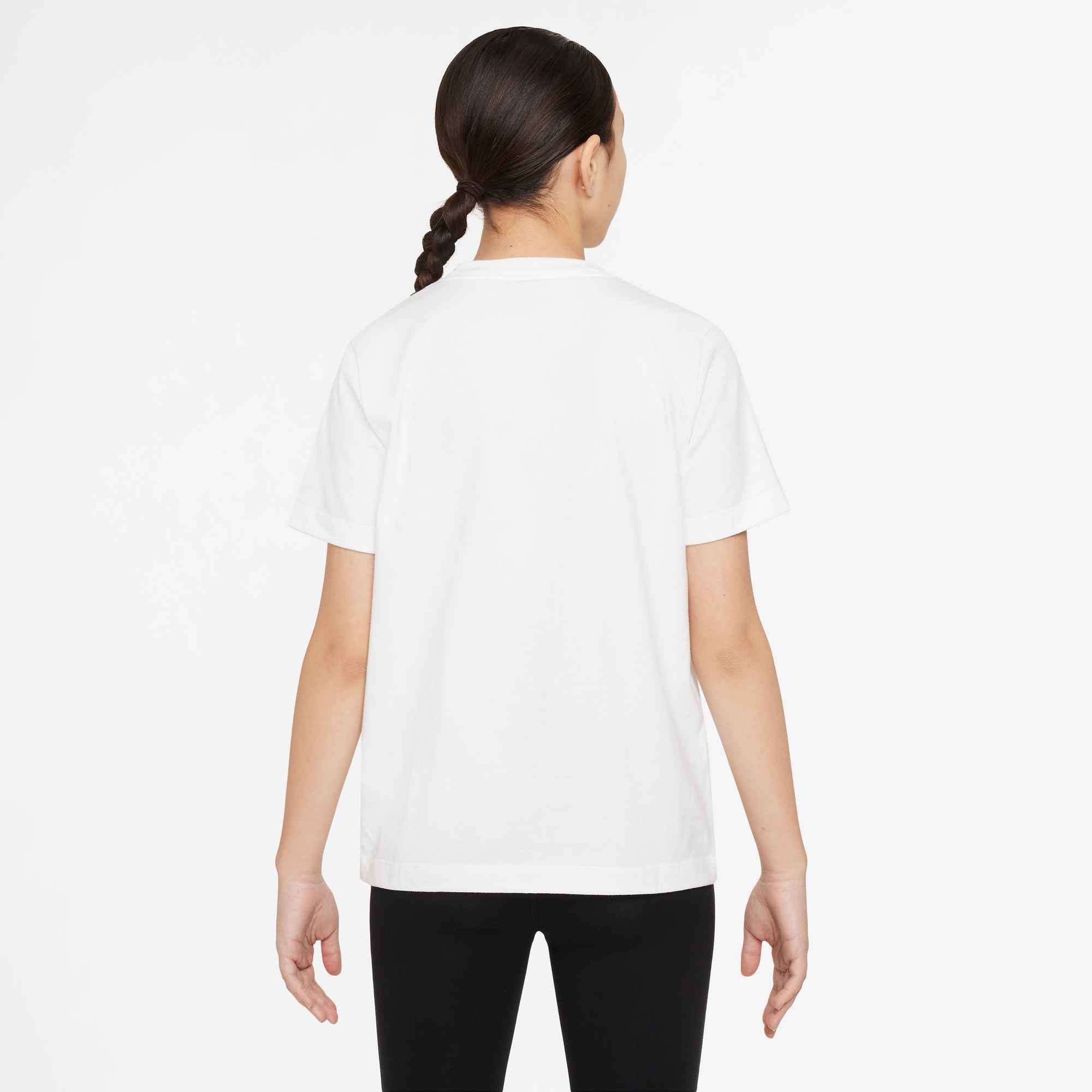 Nike Sportswear T-Shirt K NSW TEE FUTURA HBR für Jugendliche, sportlicher Stil, Kurzarm, Rundhalsausschnitt
