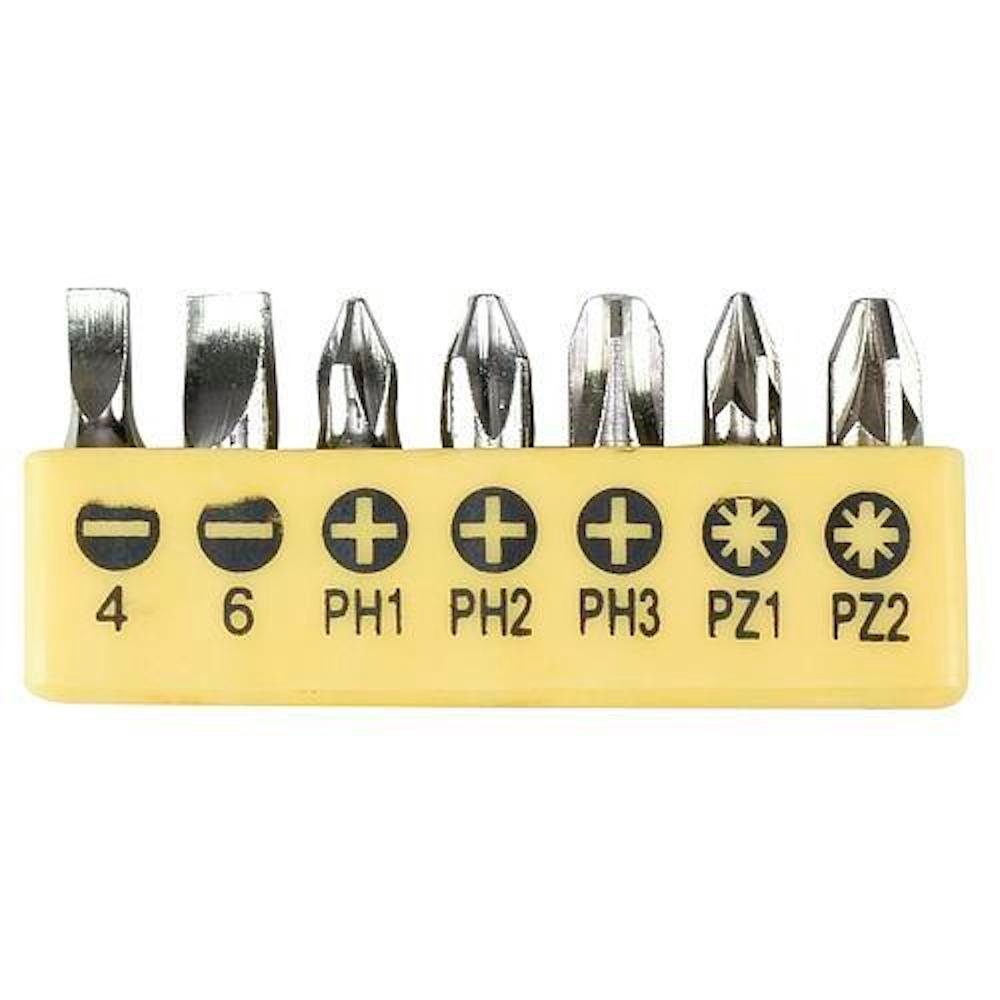 PZ-1-2 Stück, Bit-Schraubendreher PLO-4-6, PH-1-2-3, Bit-Set PROREGAL® 7