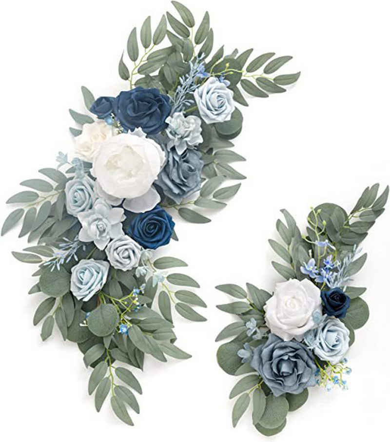 Kunstblumenstrauß Blumengirlande Rosengirlande Künstliche Blumen, Coonoor, Kunstblumen Hängende Girlande für Hochzeit
