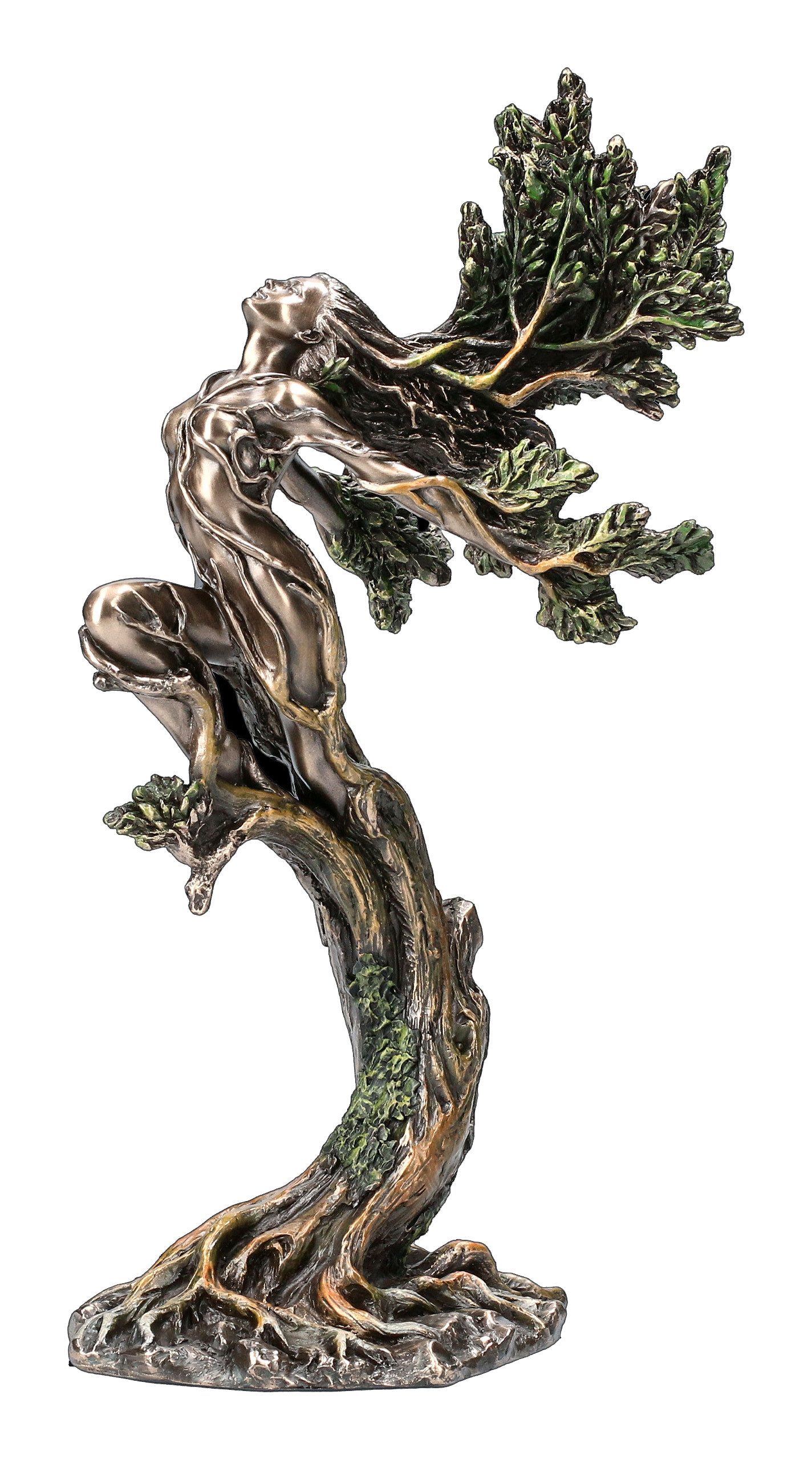 Figuren Shop GmbH Fantasy-Figur Dryade Figur - Griechische Waldnymphe - Dekoratiion Fantasy