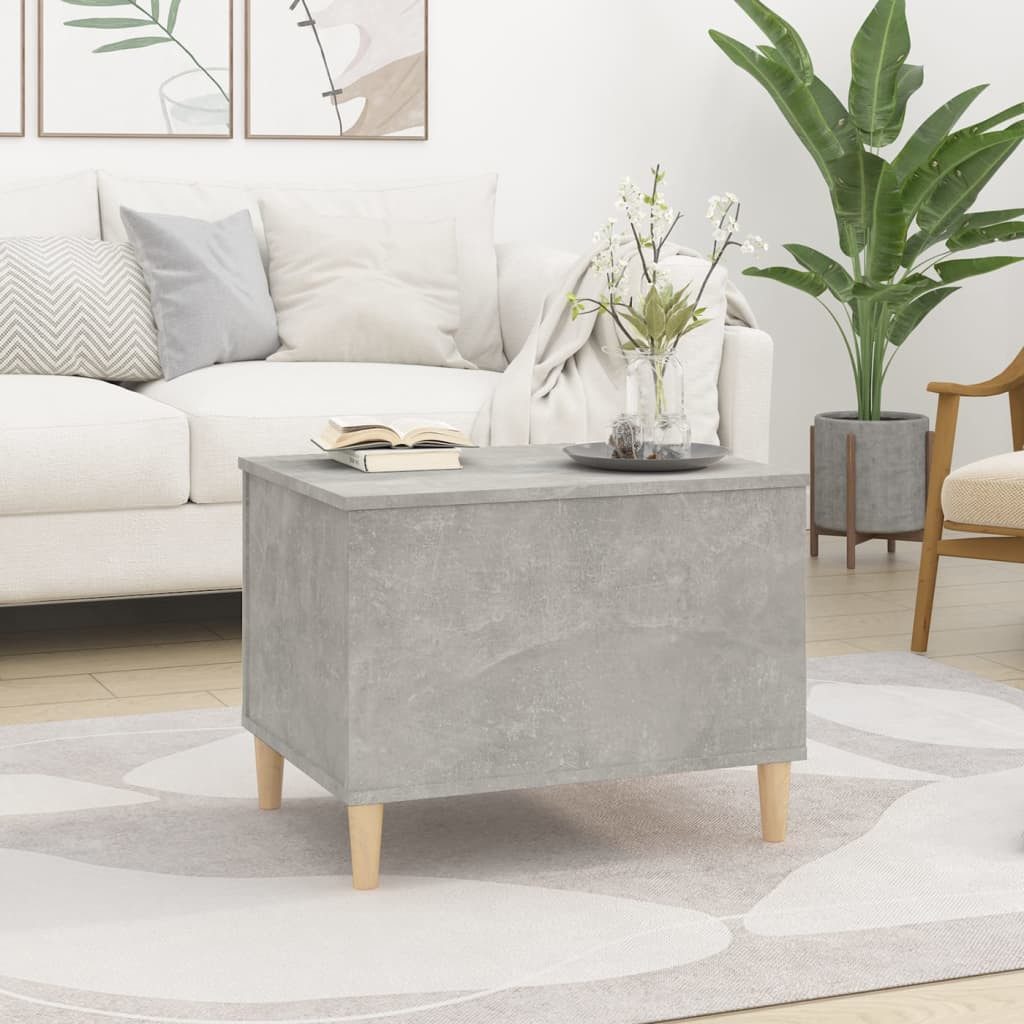 vidaXL Couchtisch Couchtisch Betongrau 60x44,5x45 cm günstig online kaufen