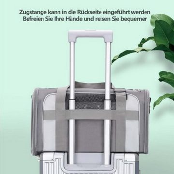 Fivejoy Tiertransporttasche Tiertransporttasche Tragbare, weiche Haustiertasche., Tragbare Falttasche bis 6,00 kg, Reise-Haustierhandtaschen
