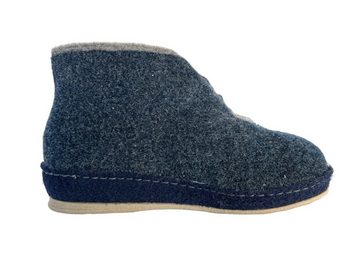 SCHAWOS SCHAWOS Damen Hauschuh 2060-8 blau/grau Hausschuh