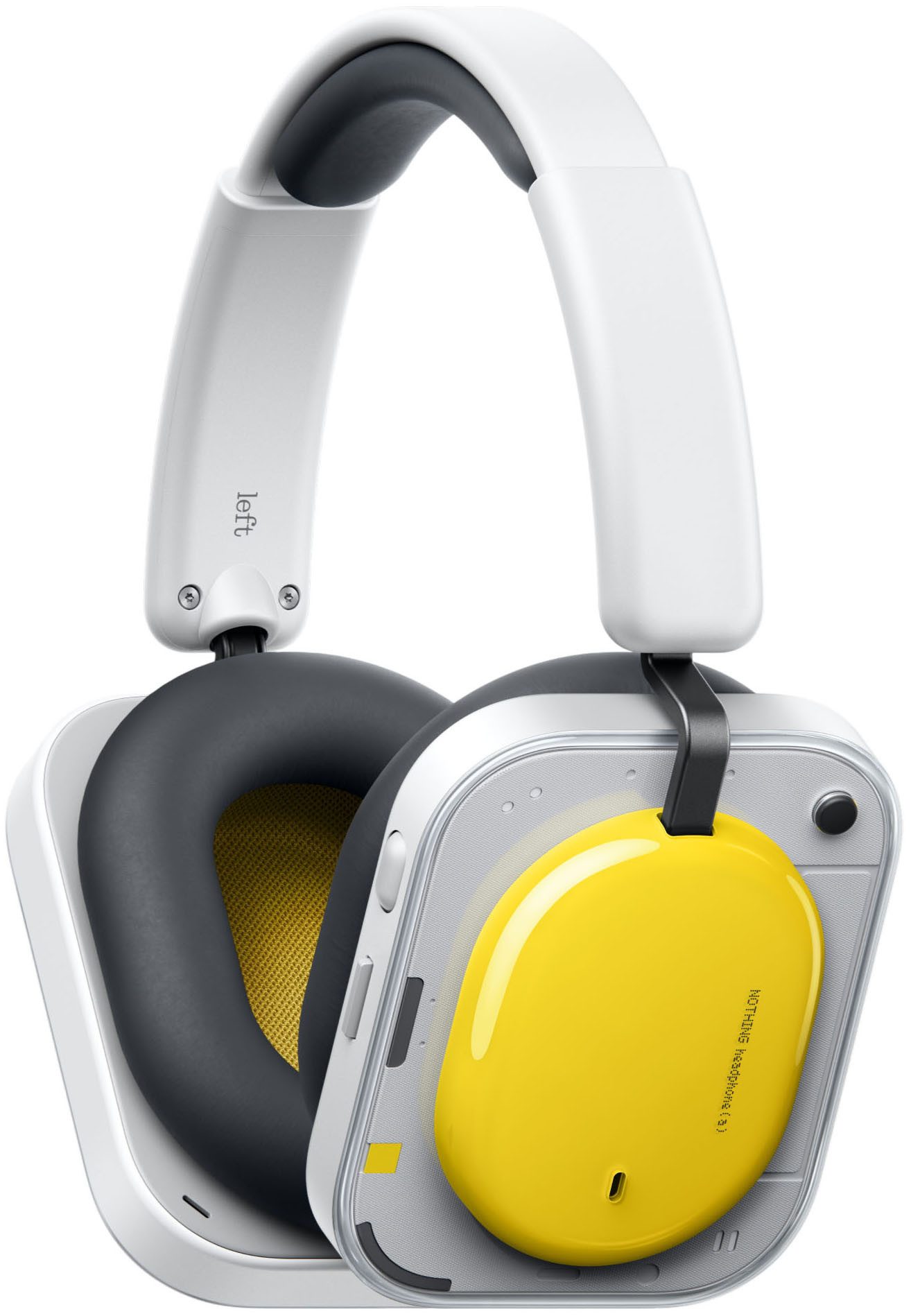 NOTHING Headphone (a) Headset (Active Noise Cancelling (ANC), Freisprechfunktion, Hi-Res, Transparenzmodus, Bluetooth)