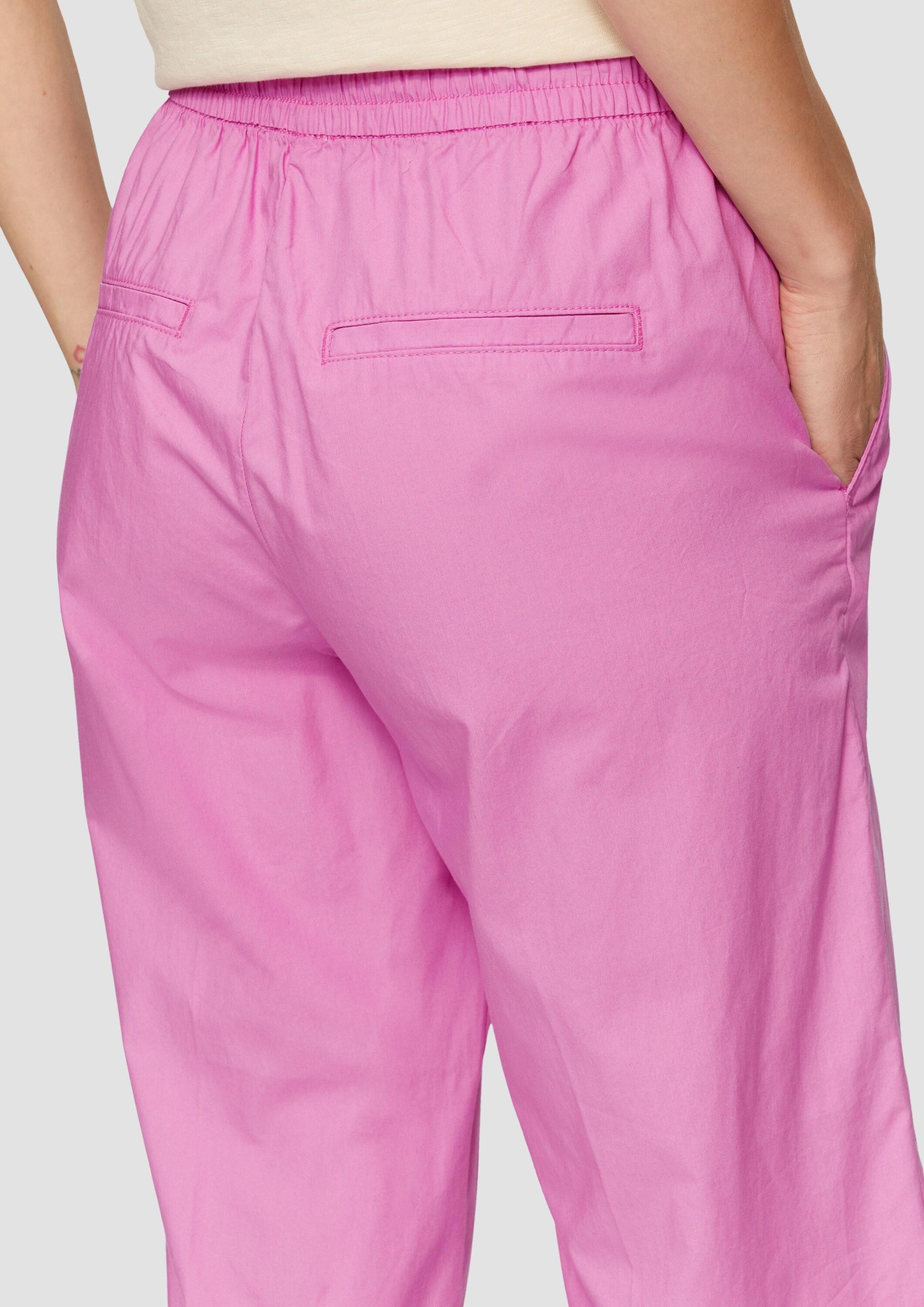 s.Oliver Culotte Hose Culotte aus Baumwolle mit Elastikbund und Tunnelzug