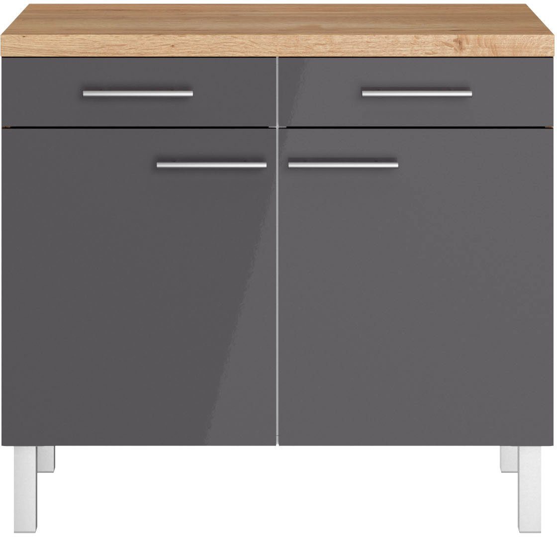 OPTIFIT Unterschrank Breite 100 cm, 2 Türen, 2 Schubkästen günstig online kaufen
