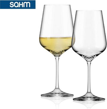 SAHM Weißweinglas Weingläser Weisswein Set 6 Stk - Weissweingläser 360ml