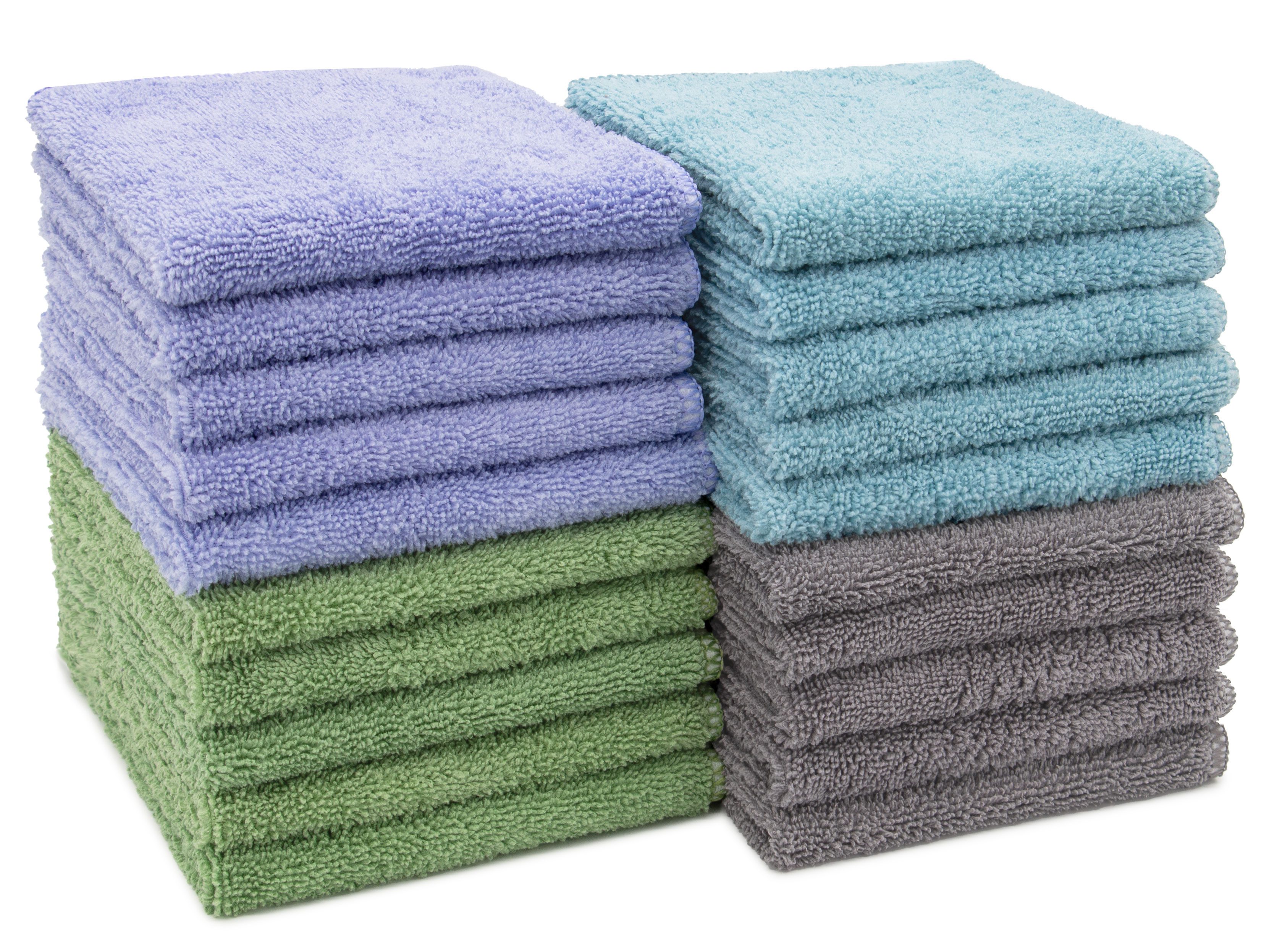 ZOLLNER Reinigungstücher (80% Polyester, 20% Polyamid, 30x30 cm, 20-tlg., 30 x 30 cm, 80% Polyester, 20% Polyamid)