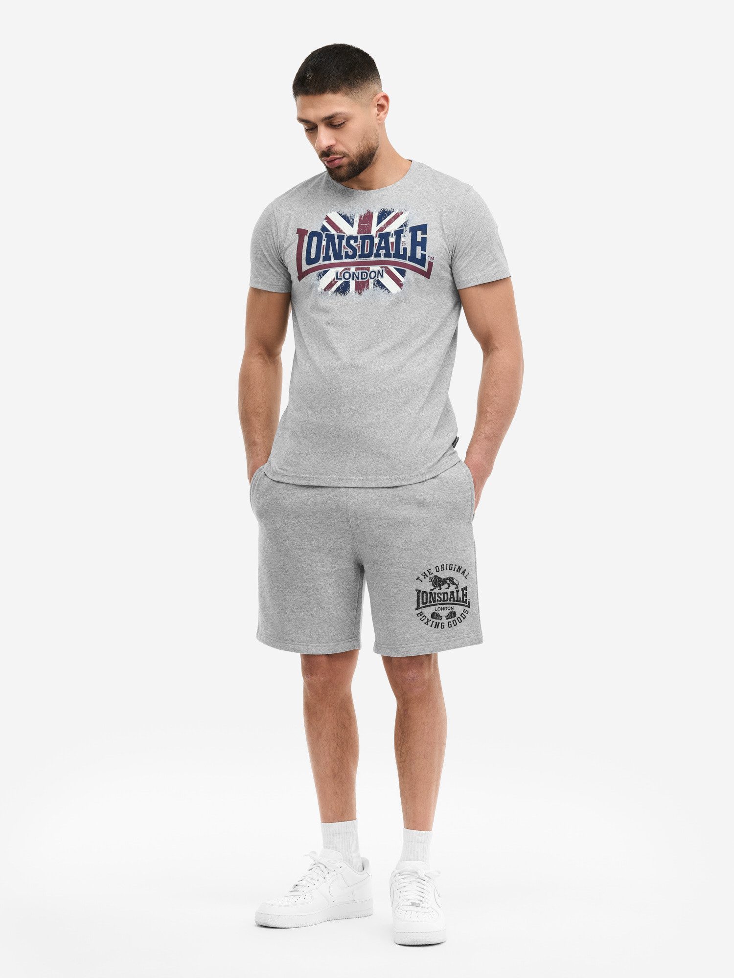 Lonsdale T-Shirt RAMSHAW aus Baumwolle und Viskose, für Erwachsene, in den Größen S bis XXXL – Bild 4 von 5