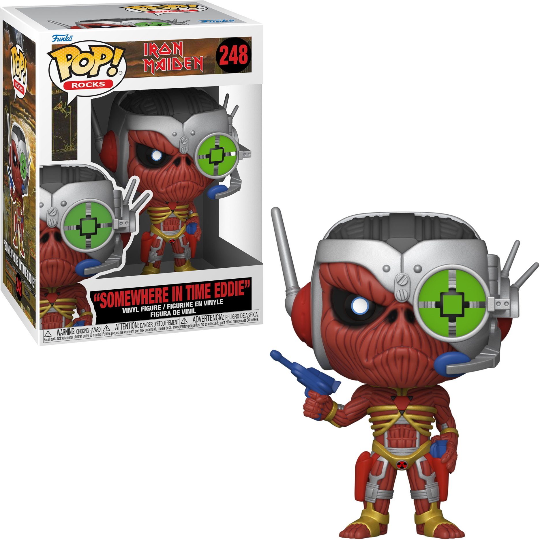 Funko Spielfigur Iron Maiden - Somewhere in Time Eddie Pop! Figur – Bild 2 von 3