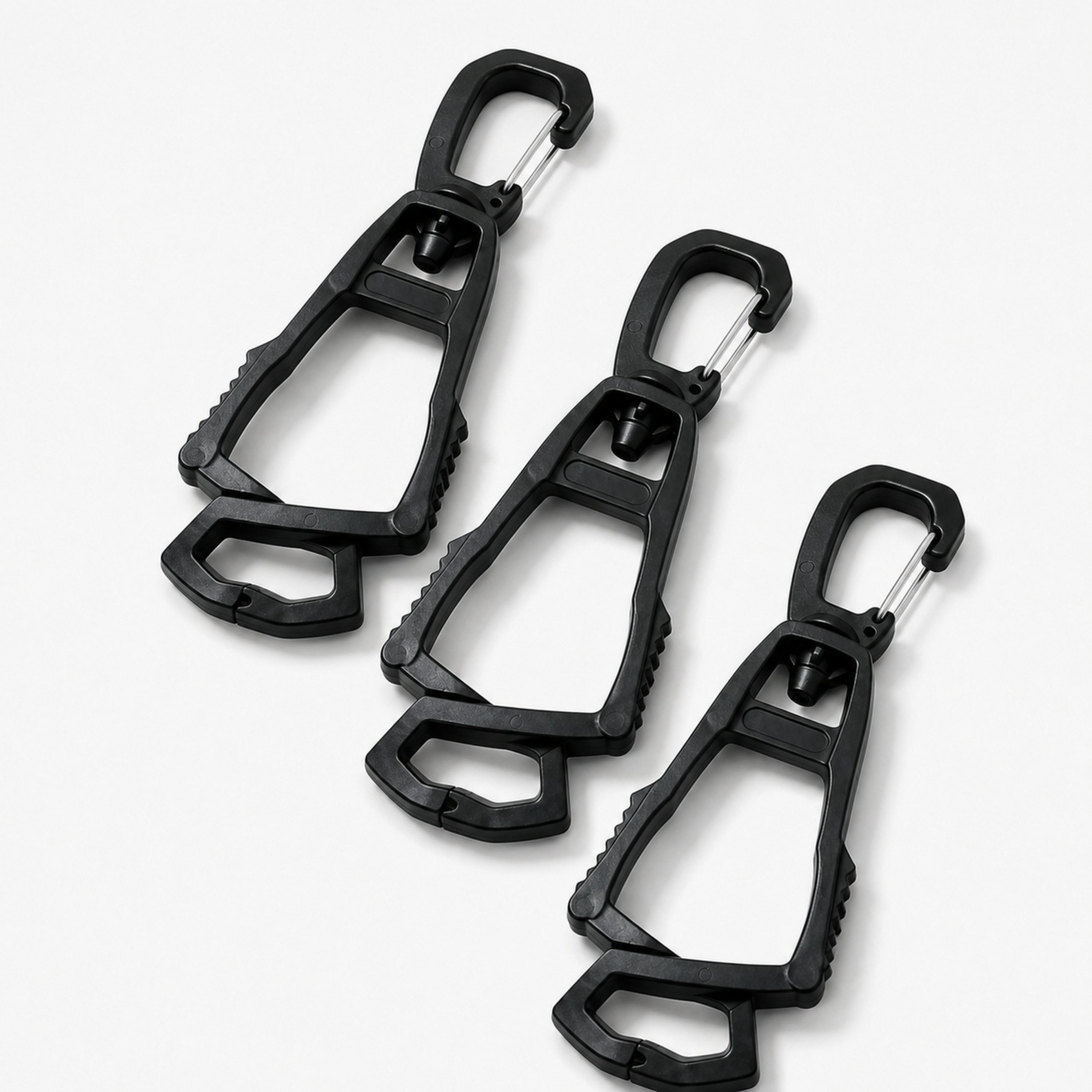 StellarLuma Arbeitshandschuh-Set Karabinerhaken Handschuhe Clips Halterung Arbeitshandschuhe 3er Set (3er Set) 3er Set Handschuhhalter Clips mit Karabiner für Arbeit und Outdoor
