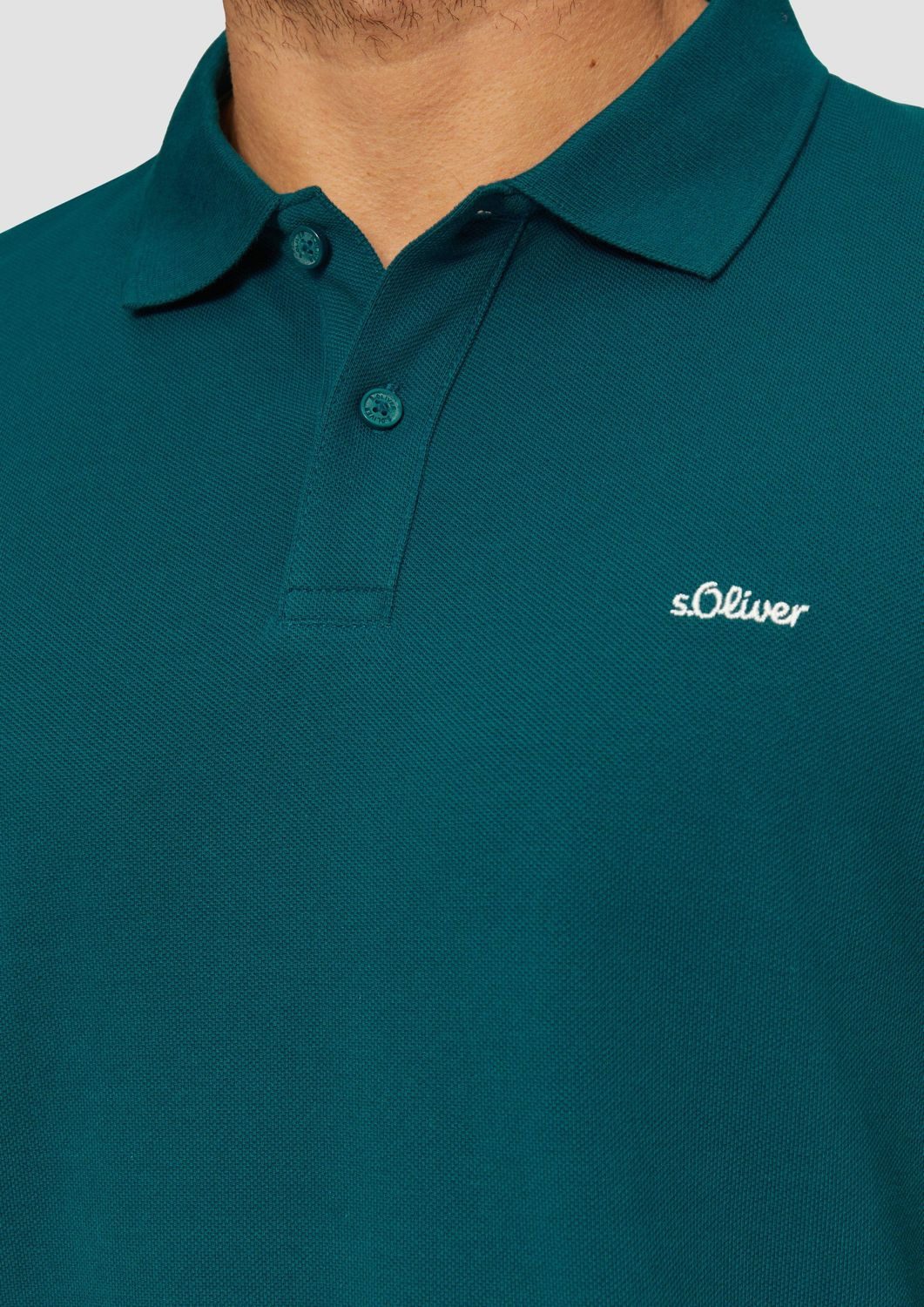 s.Oliver Poloshirt Poloshirt Kragen, Knopfleiste, kurzarm günstig online kaufen