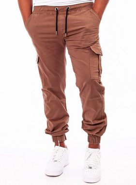 Reslad Cargohose Reslad Chinohose Herren Chino Freizeithose Cargo-Hose Jogginghose (1-tlg) bequeme Chino Hose Herren lange Hose mit Seitentaschen