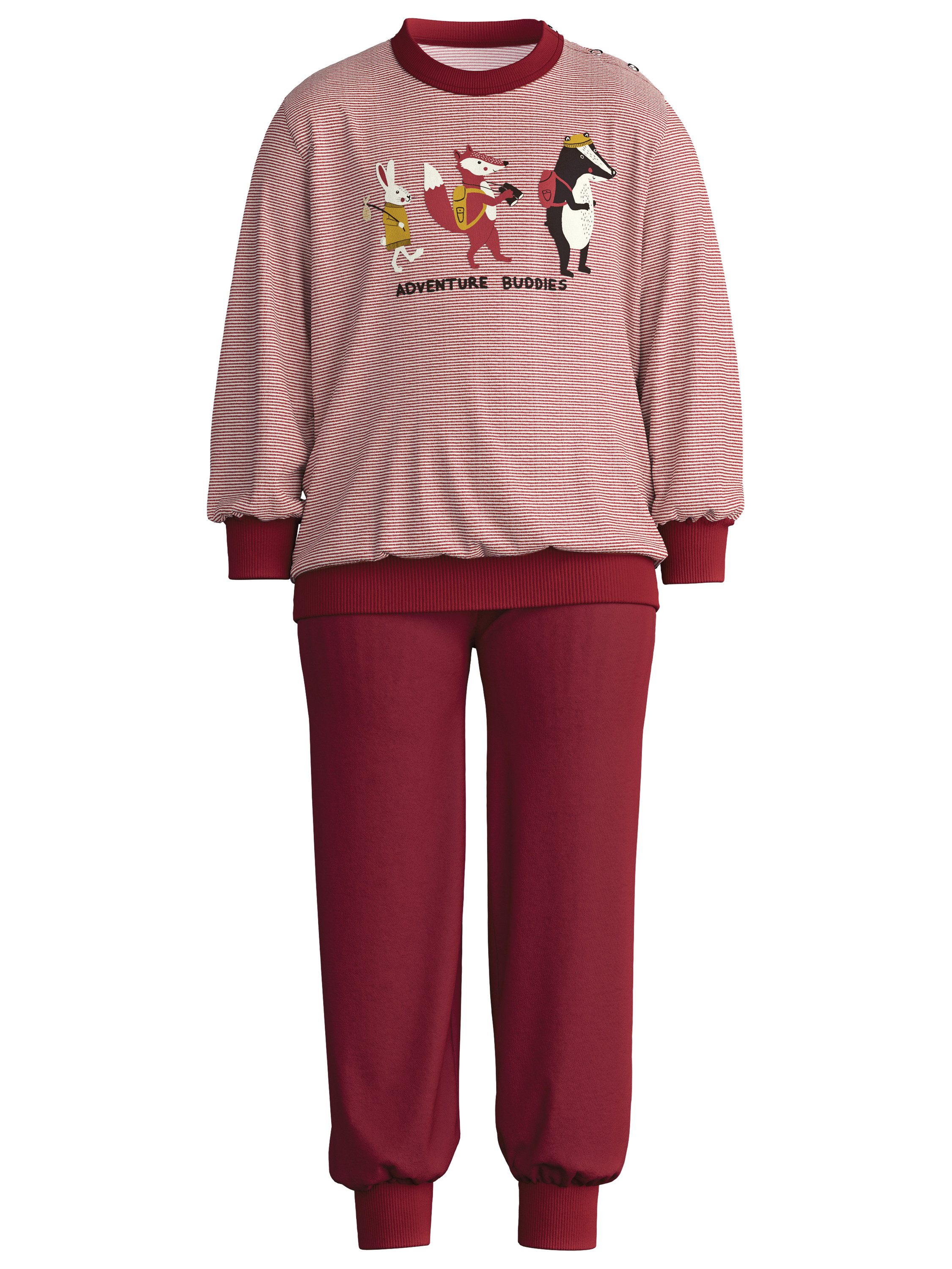 CALIDA Pyjama Toddlers Outdoor Kinder (2 tlg) aus hochwertiger Baumwolle, hautfreundlich, pflegeleicht