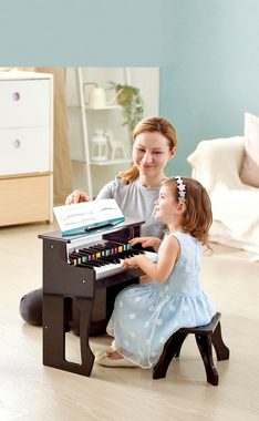 Hape Spielzeug-Musikinstrument Klangvolles E-Piano, inklusive Hocker; FSC®- schützt Wald - weltweit